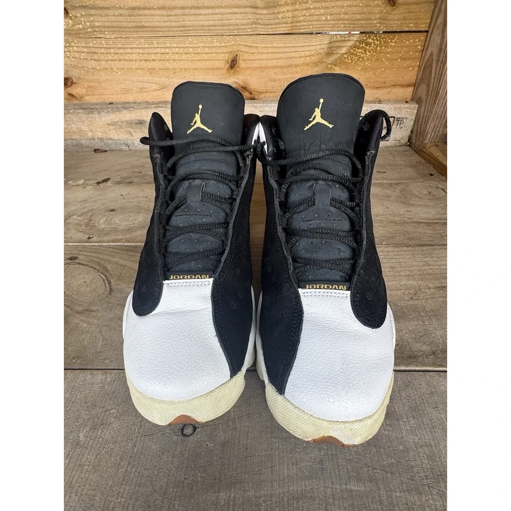 Size‎ 7Y - Jordan 13 Retro GG  Mid City of Flight Black White (439358-021)